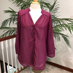 Banana Republic ladies size L sheer top